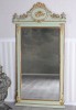 Oglinda monumentala bleu cu decoratiuni aurii CAT10012, Baroc
