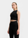 Crop-top de antrenament fără cusături pentru femei, 4F Sportswear