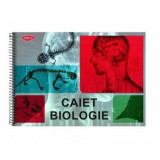 Set 20 Caiete Biologie A4 DACO, 24 File, Spiralat, Coperta Policromie, Caiet Biologie, Caiete Scolare Biologie, Caiete de Biologie, Set Caiete Biologi