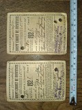 DREPT CRNET DE IDENTITATE, LOT DOUA CARNETE, 1928