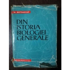 DIN ISTORIA BIOLOGIEI GENERALE- N.BOTNARIUC