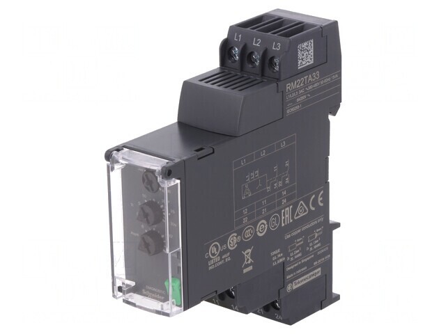 Releu Monitorizare Tensiune DIN IP40 RM22TA33