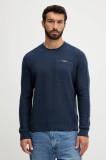 Aeronautica Militare pulover de l&acirc;nă culoarea bleumarin, light, MA1586UL00904