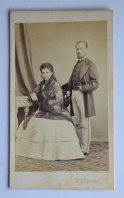 CDV Atelier Romania Cernauti Czernowitz W. Beldowicz cuplu foto