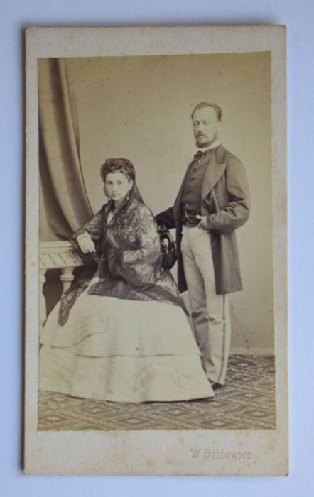 CDV Atelier Romania Cernauti Czernowitz W. Beldowicz cuplu