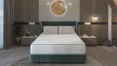 Saltea cu arcuri SomnART LETTO Plus 140x200, inaltime 24 cm, ortopedica, husa matlasata, duritate tare foto