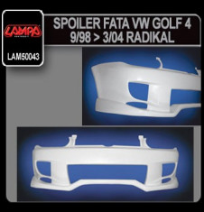 SPOILER FATA VW GOLF4 9/98&amp;amp;amp;gt;3/04 RADIKAL 1146 - SFV2630 foto