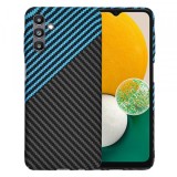 Husa pentru Samsung Galaxy A04s A047 / A13 5G A136, Techsuit, Carbonite FiberShell, Bleu