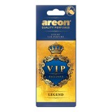 Odorizant auto, card, Areon VIP Exclusive, Legend, 19 x 7.5 x 0.5 cm