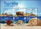 Alderney 2020, Fauna, bloc neuzat, MNH, Nestampilat