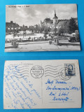 Carte Postala frumos circulata veche anul 1960 - Tg Mures - Piata I. V. Stalin