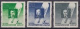 Rusia 1944 aero baloane stratosferice MI 892-894 MNH, Nestampilat