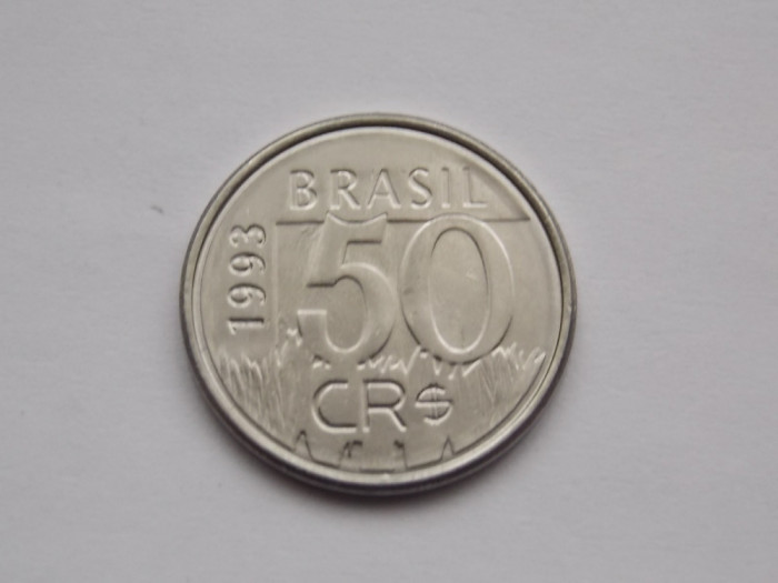 50 CRUZEIROS 1993 BRAZILIA-AUNC