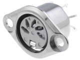 Soclu DIN 5 pini 180&deg; argintat 34V 2A