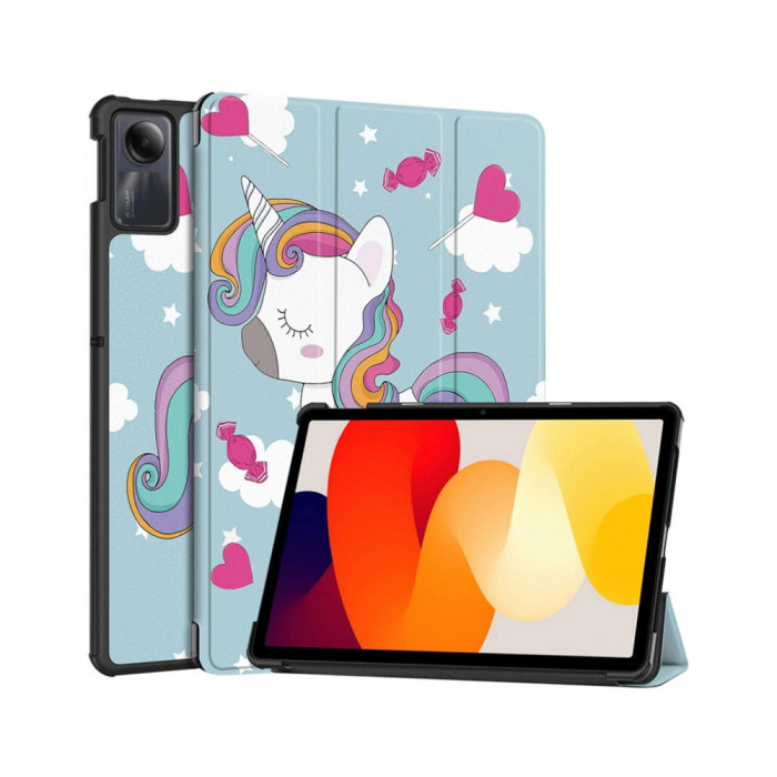 Husa Flip pentru Xiaomi Redmi Pad SE - Techsuit FoldPro - Unicorn