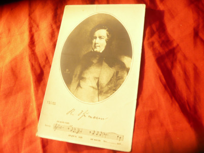 Ilustrata - Personalitati- Compozitor Francez - Robert Schumann , inc.sec.XX foto