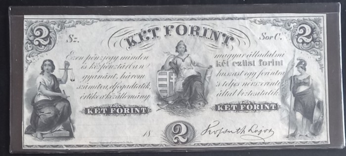 Ungaria, 2 Forint 1852.