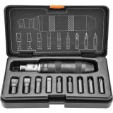 Set surubelnita de impact 1/2 cu 11 piese si biti, NEO TOOLS
