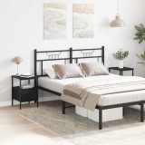 vidaXL Noptieră cu sertar 2 pcs Stejar negru 34 x 36 x 50 cm