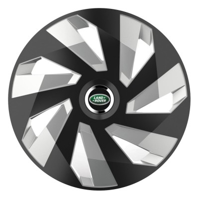Set 4 Capace Roti, potrivite jantelor de R16, pentru Land Rover, model vector black and silver foto