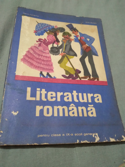 MANUAL LITERATURA ROMANA CLASA IX 1973