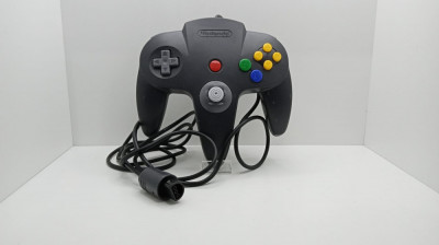 Controller Nintendo 64 - Nintendo&amp;reg; - Black - curatat si reconditionat foto