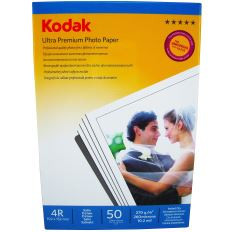 Hartie foto Kodak 4R 10X15 Ultra Premium SATIN 270g/mp pachet 50 coli foto