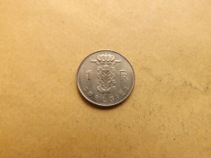 Belgia ( Belgie ) 1 Franc 1972 (text Nl) foto