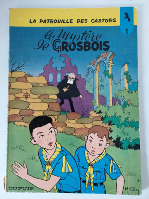 BD: La patrouille des Castors, tome 1 sur 30, Le Mystere benzi desenate franceza foto