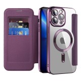 Husa iPhone 13 Pro Max Asteroid GSM SmartMag Book Case, mov