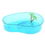 Bazin Testoase Imac Virgola 40x27x9cm, cu Insula, Plastic - Terariu Broaste Apa