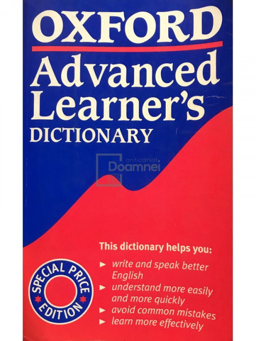 A. S. Hornby - Oxford Advanced learner&#039;s dictionary (editia 1999)