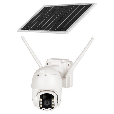 CAMERA 4G 3 MPX CONNECT C100 SOLAR TUYA K&amp;amp;M foto