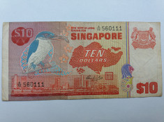 Singapore 10 dollari 1979 foto