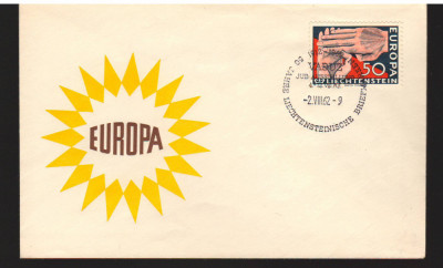 CPIB17033 INTREG POSTAL - LIECHTENSTEIN. EUROPA ,1962 foto