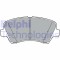 Set placute frana fata DELPHI, Hyundai I30, 11.2016-, I30 Combi (Pde), 03.2017-, Fata; puntea fata; Sistem de franare : Mando