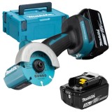 Makita DMC300RFJ - Polizor unghiular cu 2 acumulatori Li-Ion 18 V 3 Ah 76 mm valiza speciala