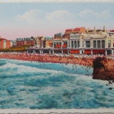 Biarritz. La grande Plage et le Casino (Carte postala necirculata)