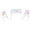 Set 2 scaune +birou Unicorns, U-Grow