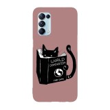 Husa compatibila cu Oppo A54 5G model Guide for world domination, Silicon, TPU, Viceversa, Transparent, Carcasa