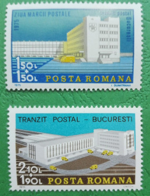 TIMBRE ROMANIA MNH LP899/1975 Ziua marcii poștale romanesti -Serie simpla foto