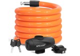 Cumpara ieftin Antifurt bicicleta SPGOOD, 120cm 12mm, 2 chei, portocaliu - RESIGILAT