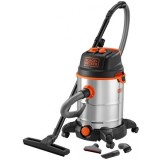 Black Decker BXVC30XTDE - Aspirator umed-uscat 1600 W 190 mbar 30 l priza scule electrice