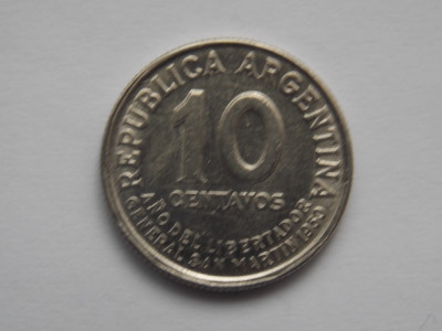 10 centavos 1950 ARGENTINA-comemorativa foto