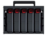 Set organizator negru KISTENBERG TAGERCASE 415x290x295mm cu compartimente