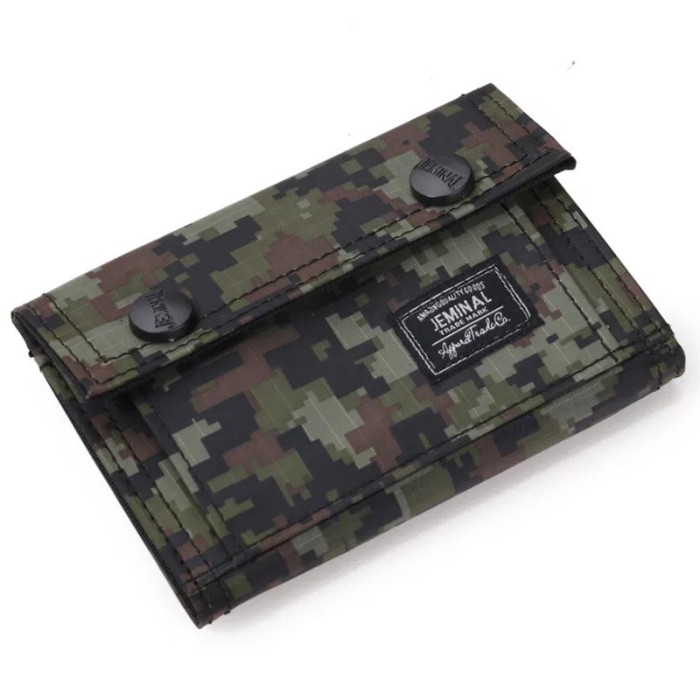 Portofel Barbati, Zamo&reg;, Army, Material Textil, Inchidere Velcro, 5 Compartimente, 13x9x1.5cm, Camuf