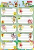 Set etichete școlare Tanex tls-819, Fairies. 30 buc/set