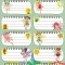 Set etichete școlare Tanex tls-819, Fairies. 30 buc/set
