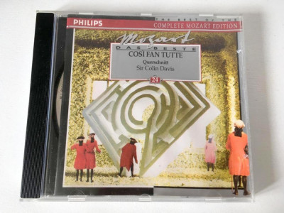 * CD muzica clasica Mozart, Cosi Fan Tutte, Sir Colin Davis &amp;lrm;&amp;ndash; Querschnitt foto