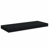 Cumpara ieftin Raft de perete suspendat, negru, 60x23,5x3,8 cm, MDF